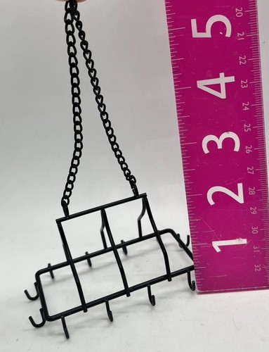 Dolls house metal pot - and, pan