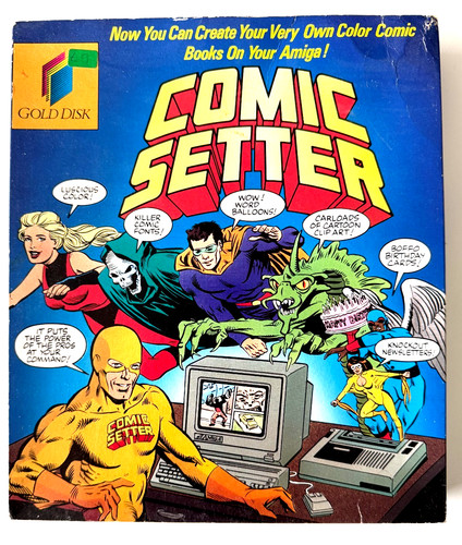 Comic setter amiga gold - comic, :