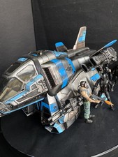 Blue Warden K-76 Dropship – Custom Andor Star Wars 3.75 vintage Kenner 1-of-1