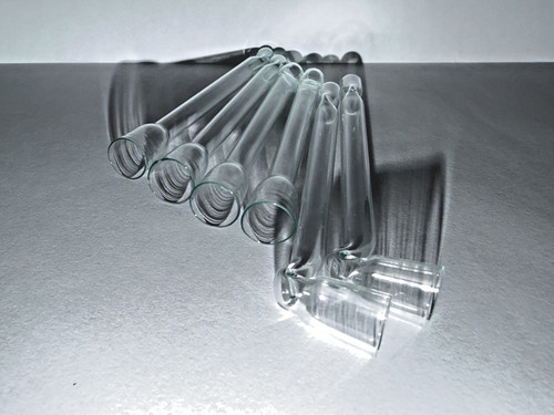 Glass pipe straight bent - pipe,