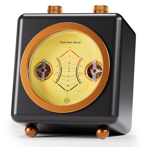 Retro analog meter display - retro, vu