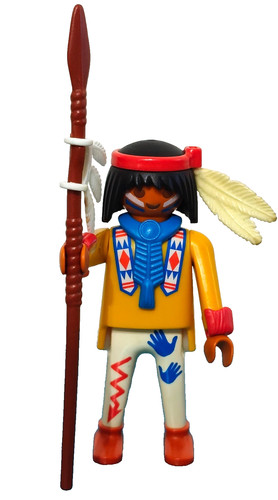 Playmobil indian warrior - indian,