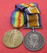 WWI pair of War and Victory