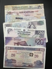 Old 20 Pound Notes 6-set