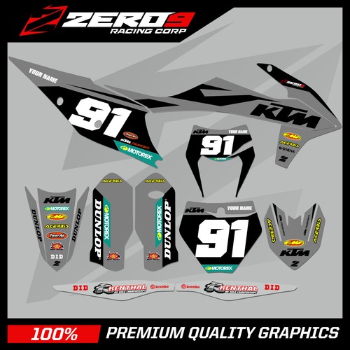 Custom graphics kit ktm sx - kit:,