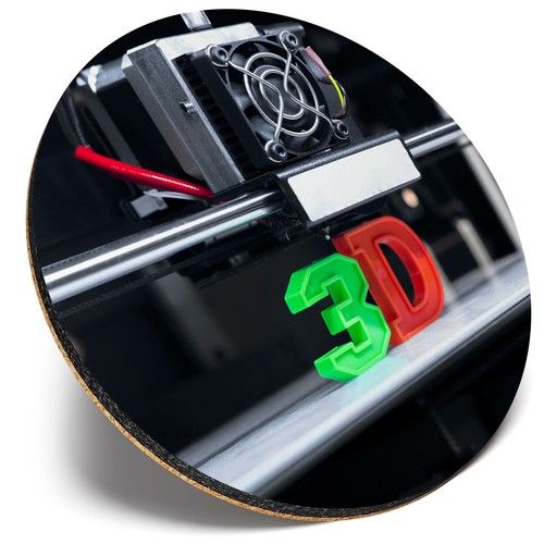 Round single coaster 3d - round,