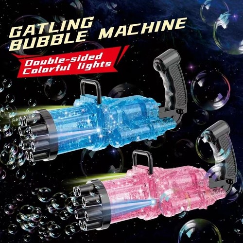 Gatling bubble machine with - gatling,