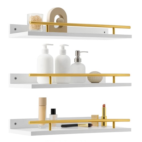 Wood shaped floating wall - 3x,