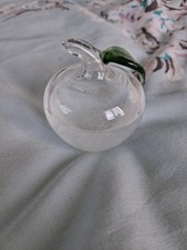 Small Glass Apple Barometer -
