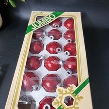 Vintage Set Of 17 Glass Red
