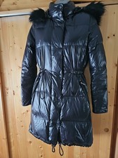 Zara Down coat In Black  Uk 8  XSMALL