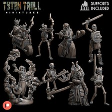 The Skeletons-Wizards 1 Miniature | Perfect For Tabletop Gaming