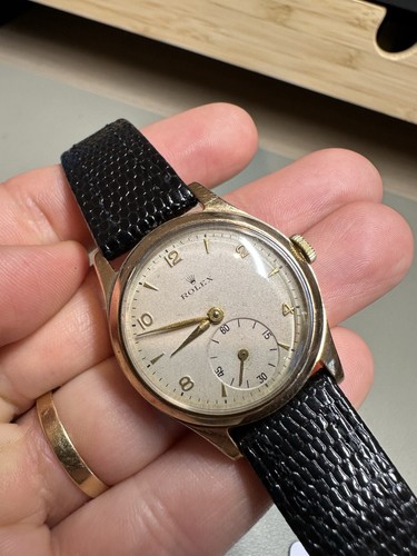Rolex 9ct precision 1949 - rolex,
