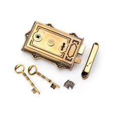 Solid Aged Brass Davenport Rim