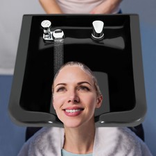 Shampoo Bowl Sink Black Abs