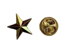 Gold Star Pin Badge Good Work