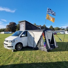 vw transporter pop top camper van