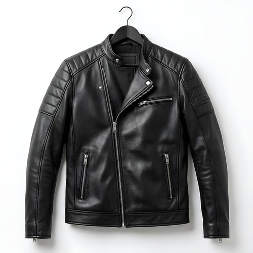 Men black real - real, sheepskin
