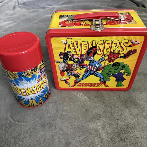 Marvel avengers tin lunch box - marvel,