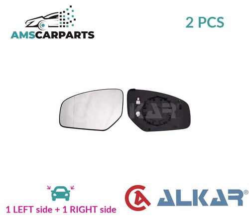 Rear view mirror glass - glass, pair