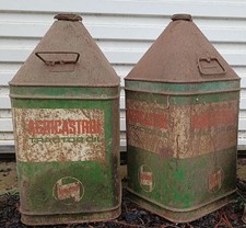 1960s fuel cans.  Agricastrol