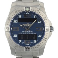 Breitling Aerospace Evo E79363 43 mm Blue Dial Titanium 2021 Full Set