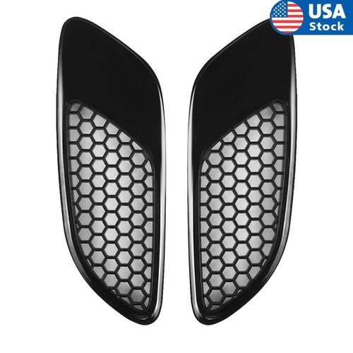 2pcs gloss black car bonnet - gloss,
