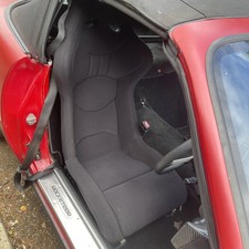 Cobra Nogaro Clubsport Seat (with Harness Slots) - Black Nylon - 2024 Edition