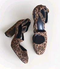 Next Forever Women's Comfort High Heel Leopard Print Shoes