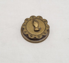 Vintage Brass Whist Marker