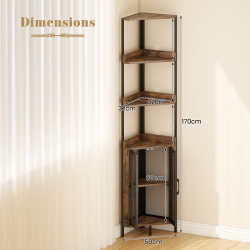 Tier corner shelf industrial - shelf,