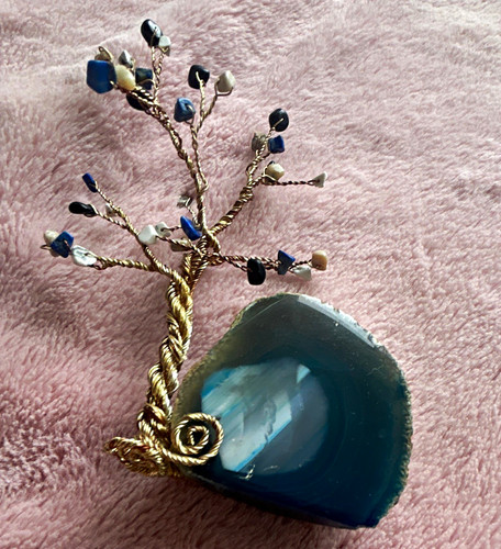 Handmade soladite crystal tree - crystal,