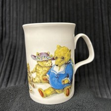 Fine Bone China Mug Teddy Bear Tea Party Design Roy Kirkham Vintage 1992