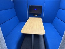 Office Pod / Booth 6 Seater With TV