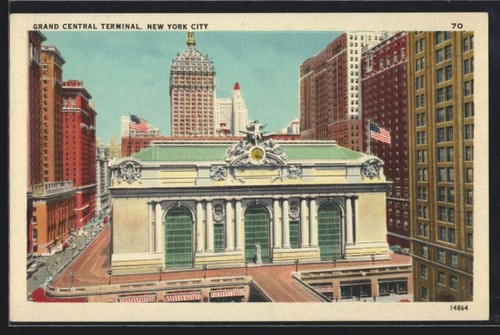 Postcard new york view - ny,, of