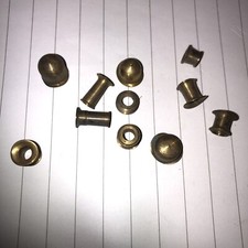 4mm Job Lot Brass Loco Chimneys And Domes Kit Built OO EM S4