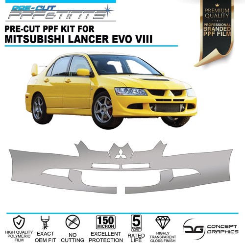 Front bumper stone guard ppf - front,