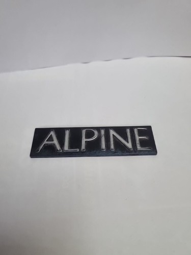 Alpine name badge - alpine, capitals