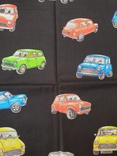Mini Car fabric UK End of Roll