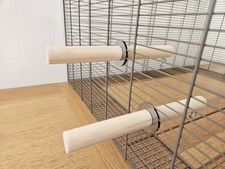 2x Dual-Ended Cage Perches &