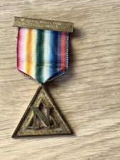 NICE MASONIC ROYAL ARK MARINERS PAST COMMANDERS  ‘SILVER HALMARKED’ JEWEL.