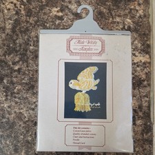 Vintage Adele Welsby Counted Cross Stitch Kit #BO "Barn Owl" 4.5" x 3.5" Unused