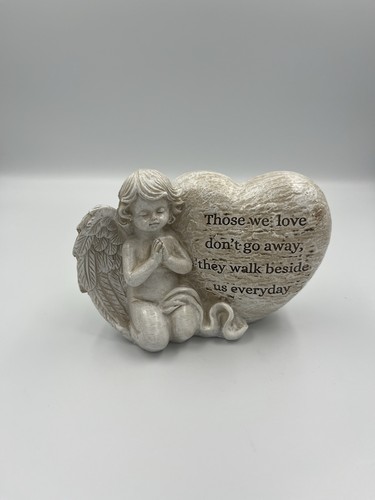 Praying cherub angel - &, heart