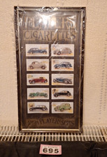 PLAYER'S CIGARETTES CARD FRAMED PICTURE CLASSIC CARS