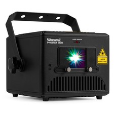 Phoenix 2150 RGB DJ Laser Light Projector - Full-Colour Analog Optical Scanner