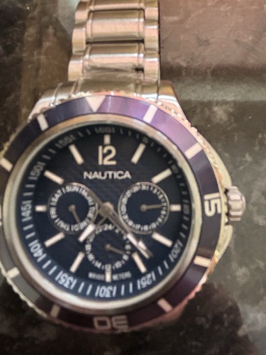 Nautica men blue - men's, 44mm