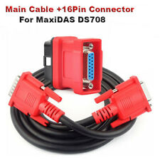 OBD2 Main Test Cable Data Wire Cord Compatible with Autel MaxiDAS DS708