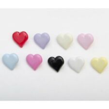 Heart Shaped Buttons 15mm