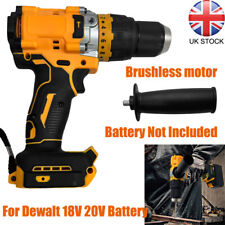 Brushless Cordless Hammer Drill for Dewalt 18V 20V Battery W/ LED Light 2000RPM