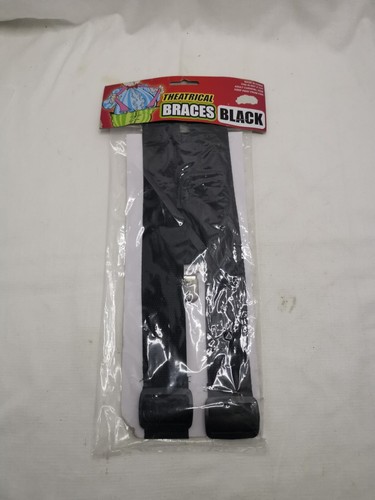 Theatrical braces black fancy - theatrical,